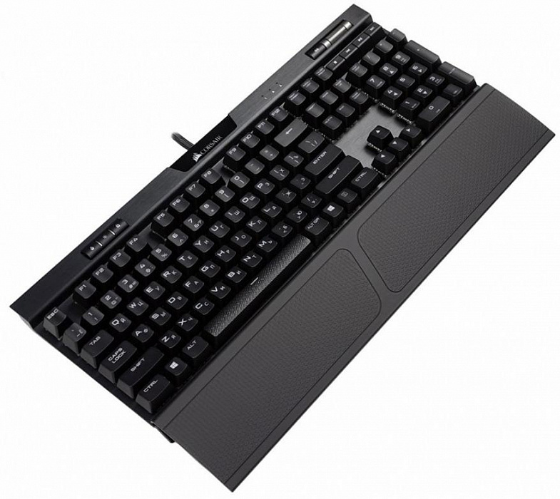 Игровая клавиатура Corsair K70 RGB MK.2 Cherry MX Blue CH-9109011-RU (Black) купить в интернет-магазине icover