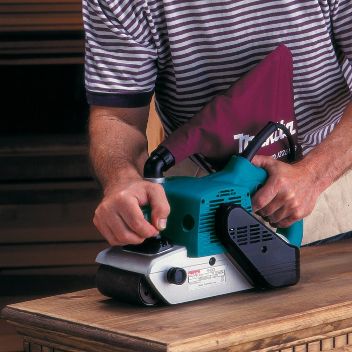 Makita 9903 - шлифмашина ленточная (Blue) купить в интернет-магазине icover