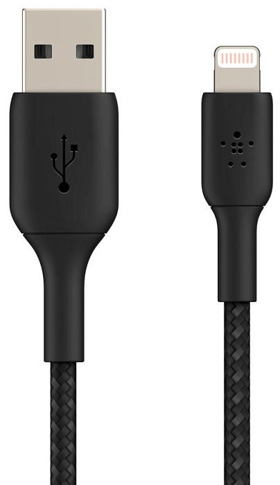 Кабель Belkin Boost Charge (CAA002bt2MBK) USB-A/Lightning 2m (Black) купить в интернет-магазине icover