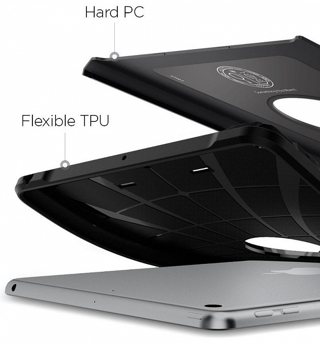 Чехол Spigen Tough Armor (052CS22262) для iPad Pro 10.5 (Black) купить в интернет-магазине icover