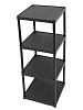 Стеллаж напольный для цветов Ridberg 4 полки (Black) купить в интернет-магазине icover