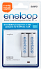 Sanyo Eneloop MDR02-E-2-4UTGB - зарядное устройство + 2 аккумуляторные батареи ААА  купить в интернет-магазине icover