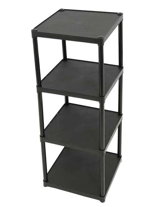 Стеллаж напольный для цветов Ridberg 4 полки (Black) купить в интернет-магазине icover