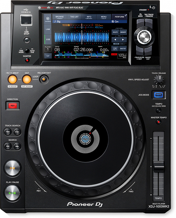 Pioneer XDJ-1000mk2 (A065522) - DJ-проигрыватель (Black) купить в интернет-магазине icover