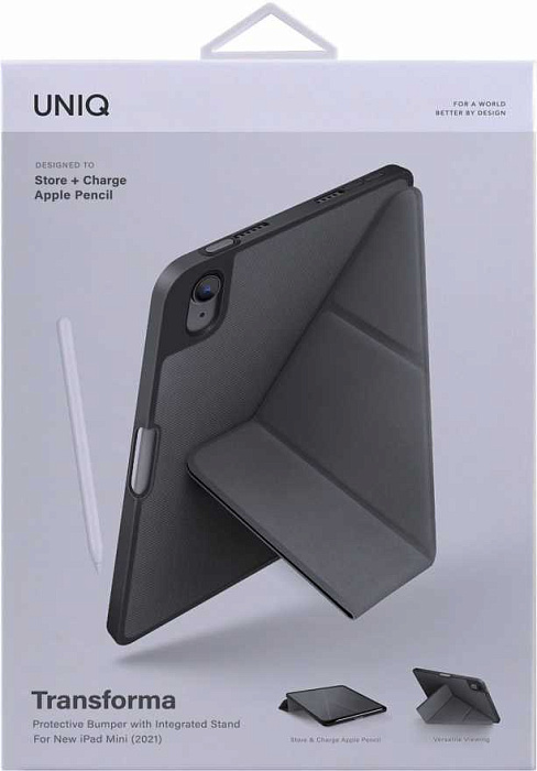 Чехол Uniq Transforma для iPad Mini 6 2021 (Black) купить в интернет-магазине icover