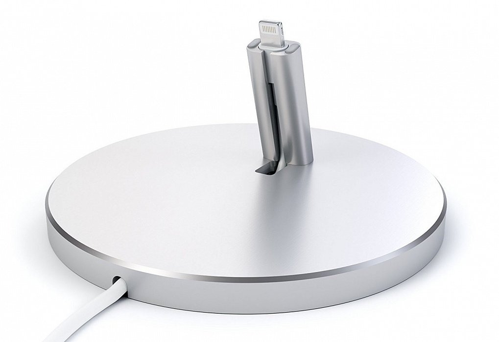 Док-станция Satechi Aluminum Lightning Charging Stand для iPhone (Silver) купить в интернет-магазине icover