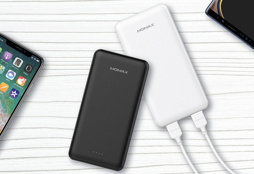 Внешний аккумулятор Momax iPower Minimal 6 USB-C Quick Charge 10000mAh (Black) купить в интернет-магазине icover