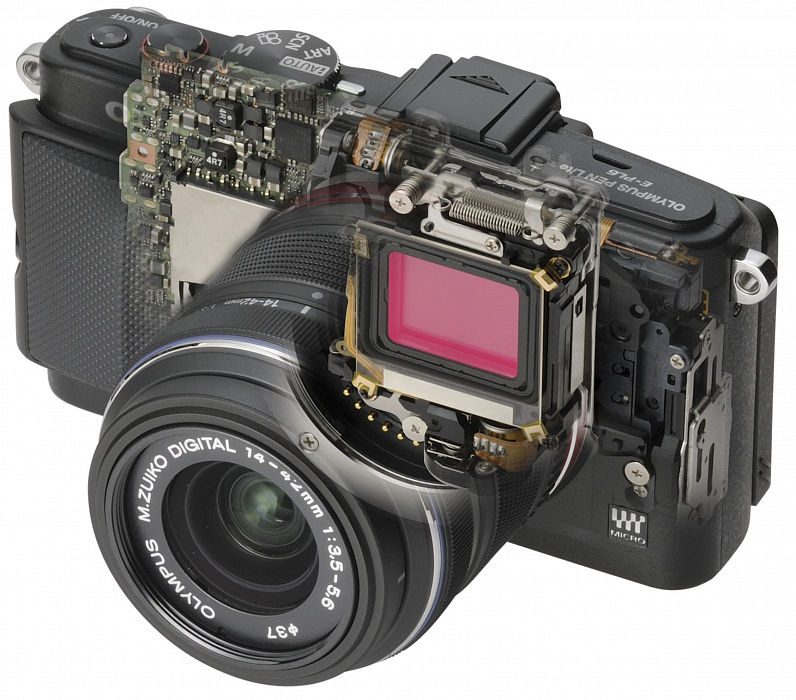 Фотоаппарат Olympus PEN E-PL6 Kit (E-PL6 Body Black + EZ-M1442 II R Black) купить в интернет-магазине icover