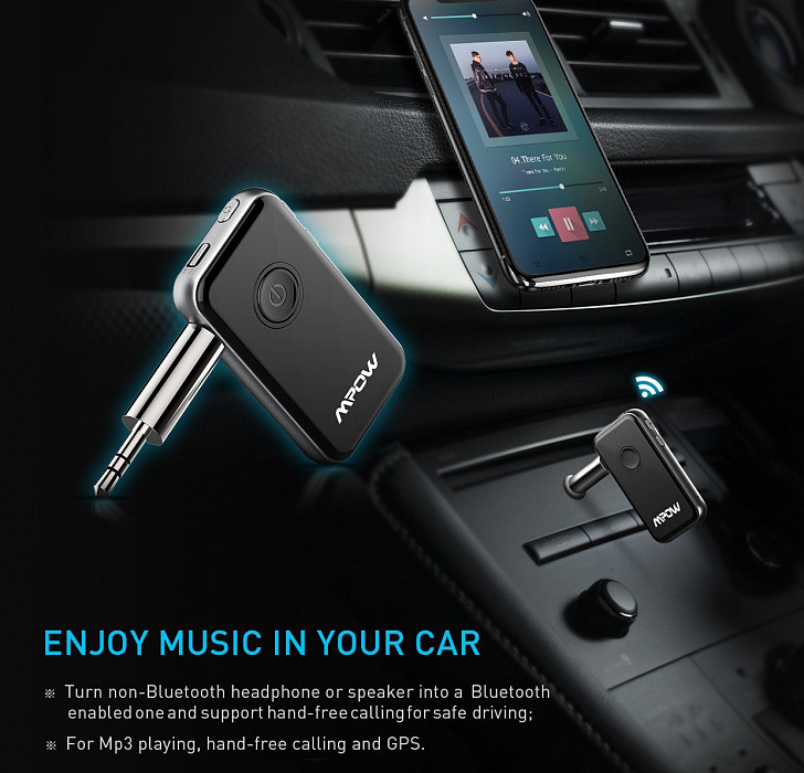 Bluetooth-ресивер Mpow MPBH045AB (Black) купить в интернет-магазине icover