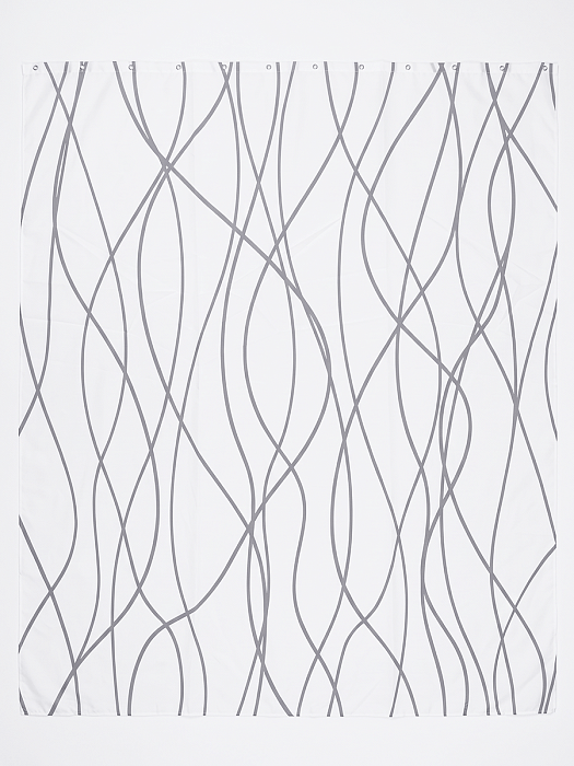 Штора для ванной комнаты Ridberg 180х200 см (Grey stripe) купить в интернет-магазине icover
