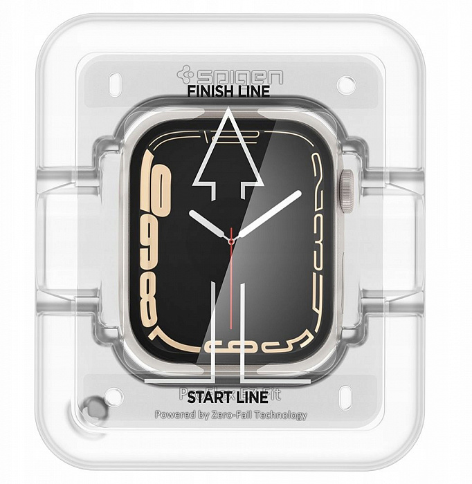 Защитное стекло Spigen ProFlex EZ Fit (AFL04052) для Apple Watch series 7 41mm (Black) купить в интернет-магазине icover