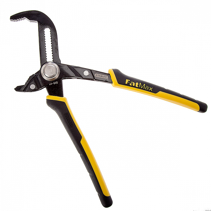 Плоскогубцы переставные сантехнические Stanley FatMax Groove Joint 300 мм 0-84-649 (Black/Yellow) купить в интернет-магазине icover