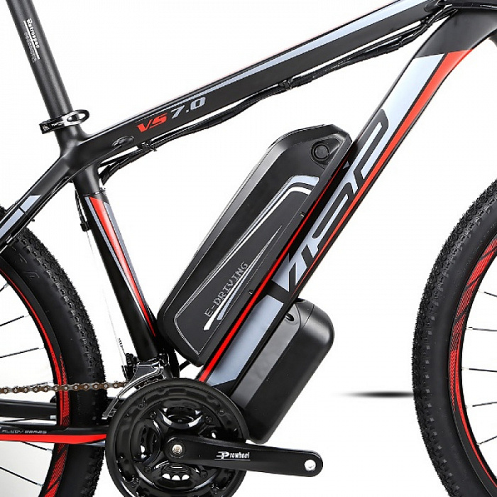 Электровелосипед Twitter VS7.0-ER100-17 (Black/Red) купить в интернет-магазине icover