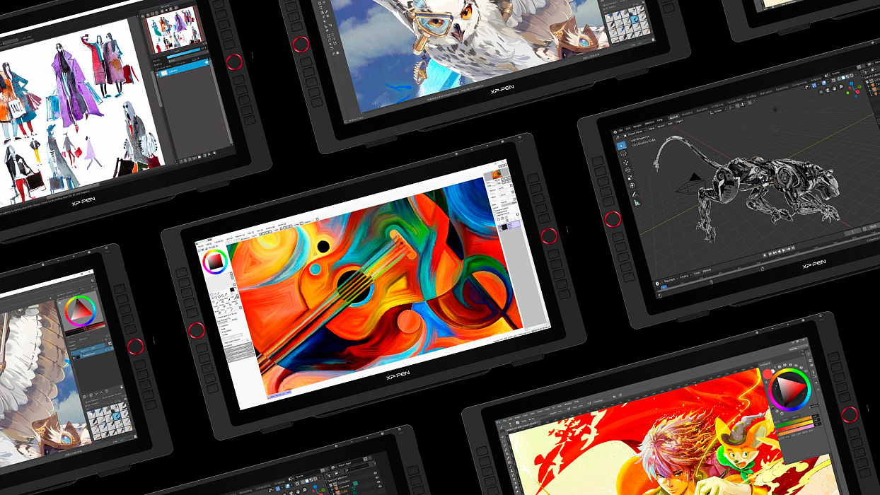 Графический планшет XP-Pen Artist22R Pro 21.5" (Black) купить в интернет-магазине icover