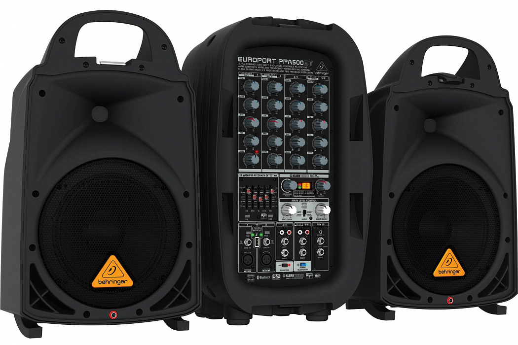 Behringer PPA500BT (A050807) - портативная система звукоусиления (Black) купить в интернет-магазине icover