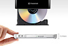 Внешний оптический привод Transcend USB 8X DVD TS8XDVDS-W (White) купить в интернет-магазине icover