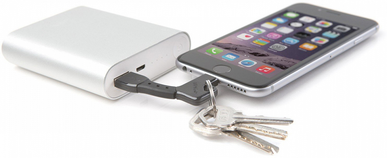 Nomad Key for Lightning - кабель-брелок (Black) купить в интернет-магазине icover
