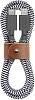 Кабель для iPod, iPhone, iPad Native Union Belt (BELT-KV-CL-ZEB-2) USB-C to Lightning 1.2m (Zebra) купить в интернет-магазине icover