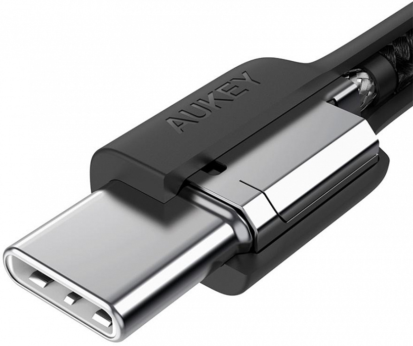 Кабель Aukey Impulse Braided (CB-CD19) USB-C 2.0 2m (Black) купить в интернет-магазине icover