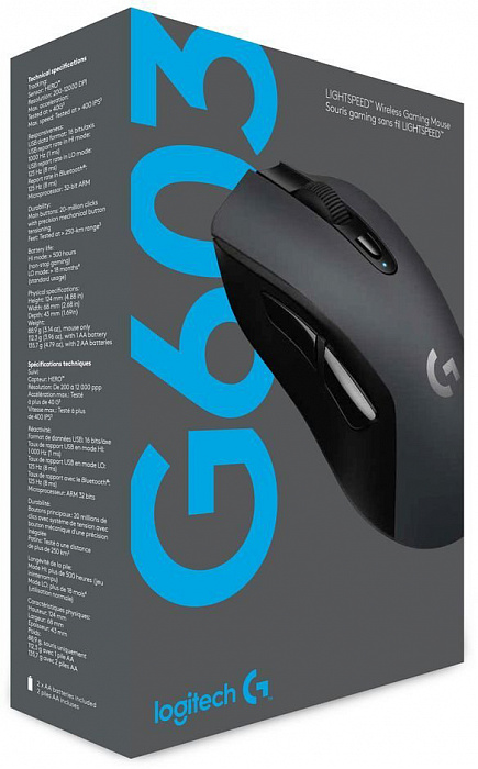 Игровая мышь Logitech G603 Lightspeed Wireless (Black) купить в интернет-магазине icover
