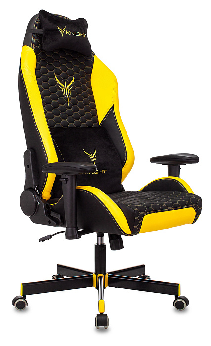 Игровое кресло Бюрократ Knight Neon (Black/Yellow) купить в интернет-магазине icover