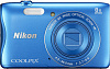 Фотоаппарат Nikon Coolpix S3700 (Blue) купить в интернет-магазине icover