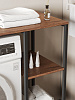 Стеллаж для стиральной машины RIDBERG COLORADO (Dark Oak/Black) купить в интернет-магазине icover