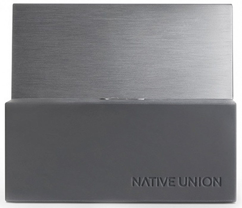 Native Union Dock Lightning (DOCK-IP-SL-GRY) - подставка для iPhone/iPad (Slate/Space Grey) купить в интернет-магазине icover