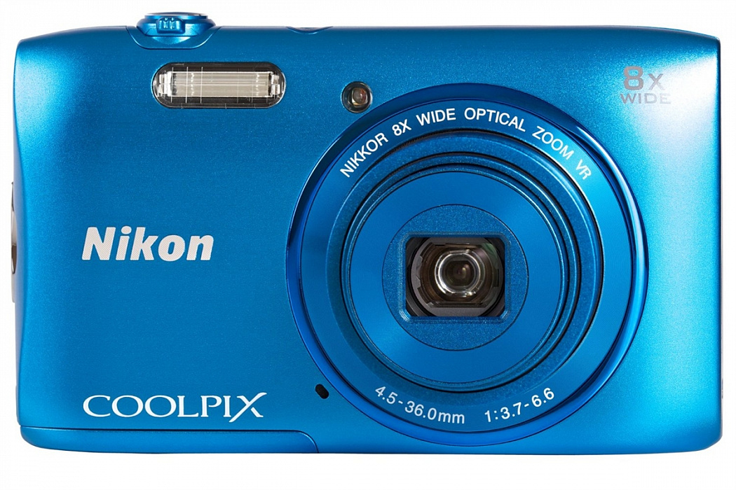 Фотоаппарат Nikon Coolpix S3700 (Blue) купить в интернет-магазине icover