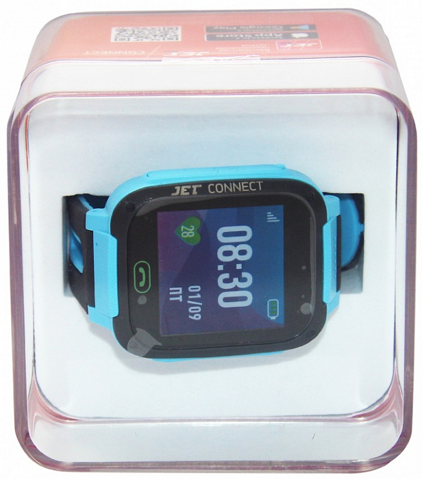 Детские умные часы Jet Kid Connect (Blue) купить в интернет-магазине icover