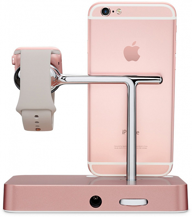 Belkin Valet Charge Dock - док-станция для iPhone и Apple Watch (Rose Gold) купить в интернет-магазине icover