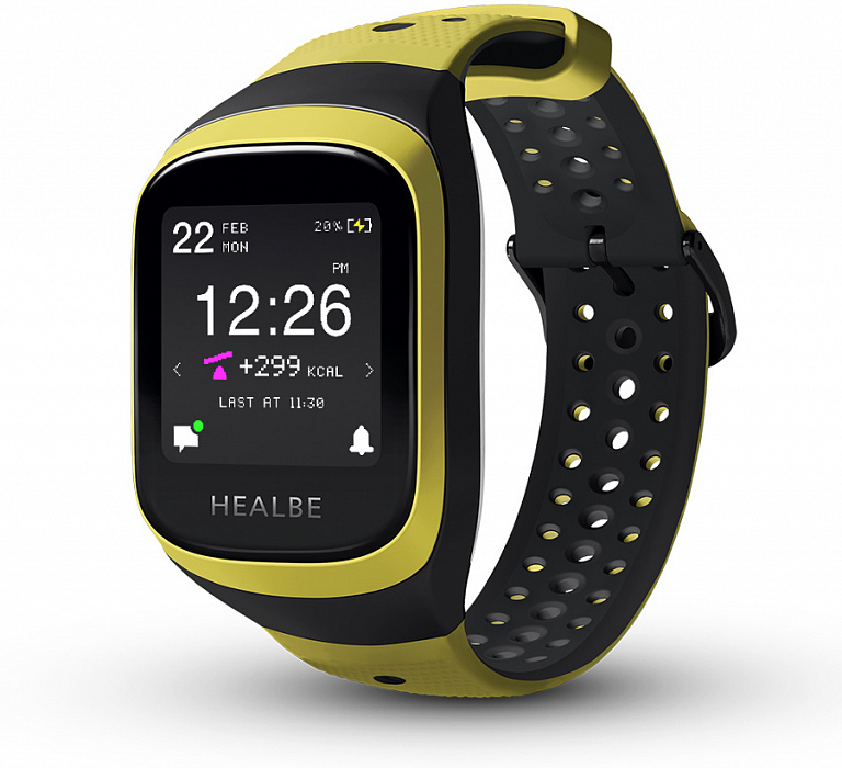 Фитнес-браслет Healbe GoBe 3 (Yellow) купить в интернет-магазине icover
