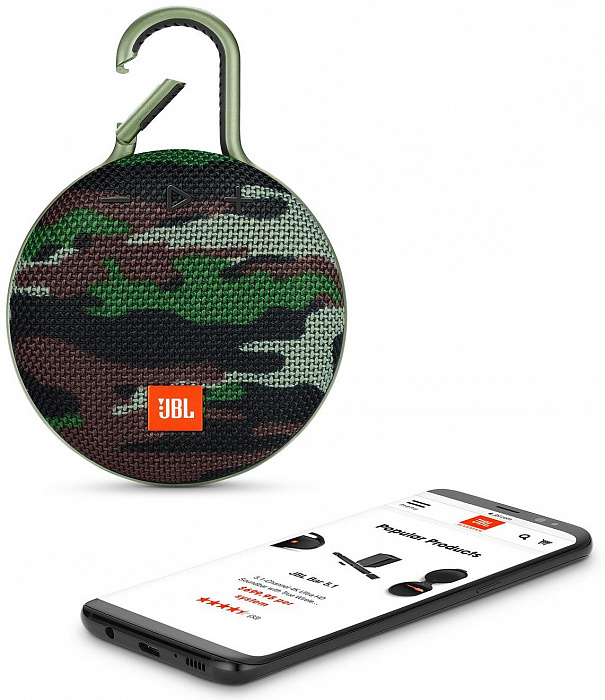Комплект JBL Clip 3 + Eva case (Squad) купить в интернет-магазине icover