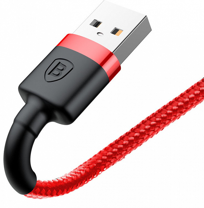 Кабель Baseus Cafule (CALKLF-B09) USB/Lightning 1m (Red) купить в интернет-магазине icover