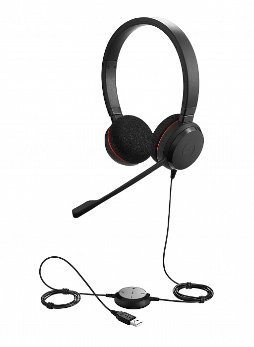 Проводная гарнитура Jabra Evolve 20 UC Stereo (4999-829-209) купить в интернет-магазине icover