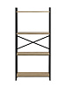 Стеллаж лофт RIDBERG CHICAGO 4 полки (Oak) купить в интернет-магазине icover