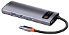 Хаб Baseus Metal Gleam Series 5-in-1 CAHUB-CX0G (Space Grey) купить в интернет-магазине icover