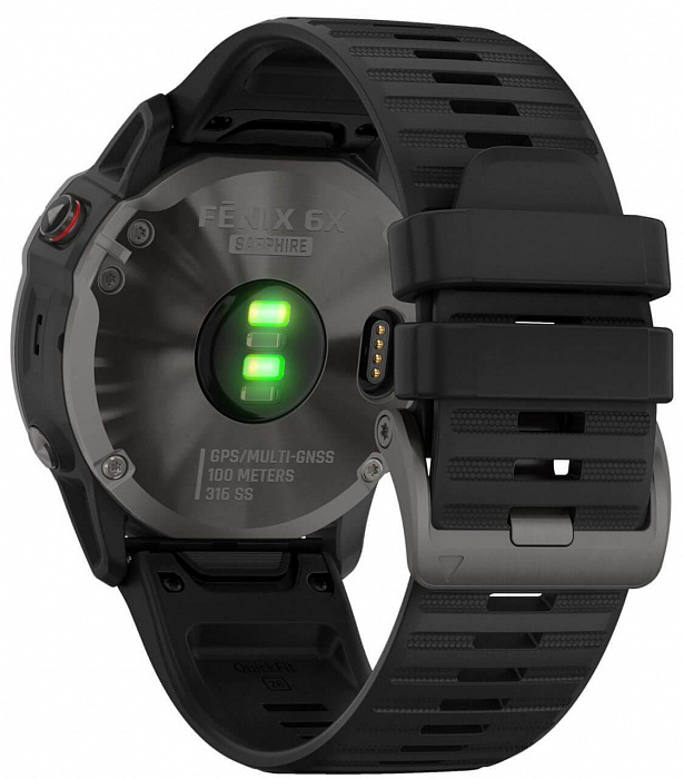 Спортивные часы Garmin Fenix 6X Sapphire 010-02157-11 (Carbon Grey DLC/Black) купить в интернет-магазине icover