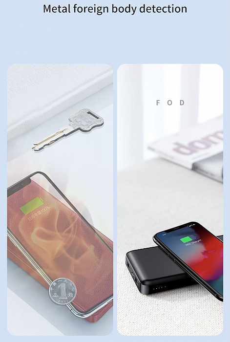 Внешний аккумулятор Baseus M36 Wireless Charger (PPALL-M3601) 10000 mAh (Black) купить в интернет-магазине icover