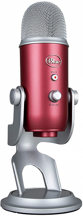 Конденсаторный микрофон Blue Microphones Yeti (Steel Red) купить в интернет-магазине icover