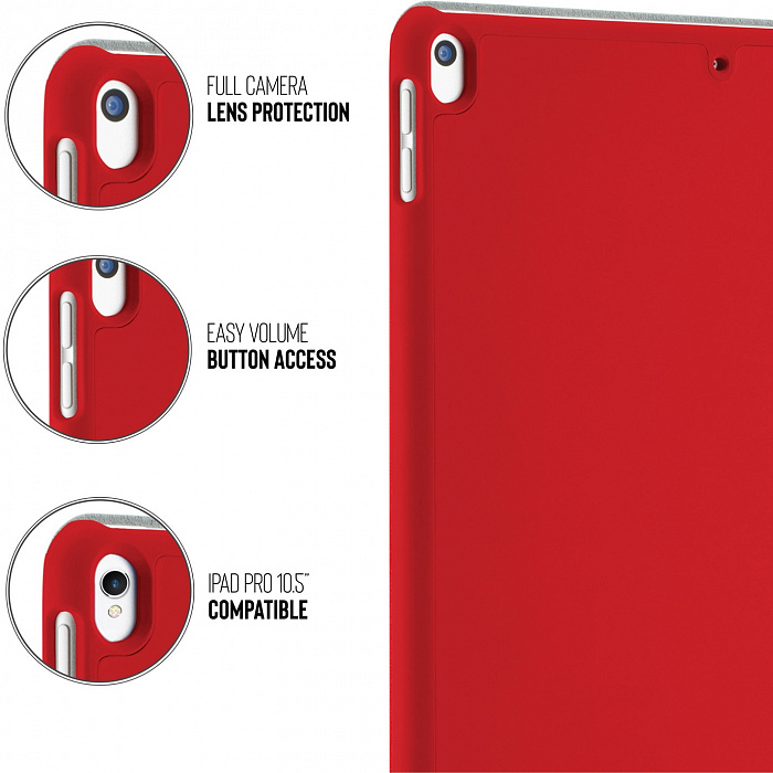 Чехол Pipetto Origami (P043-53-4) для iPad Air/Pro 10.5" (Red) купить в интернет-магазине icover