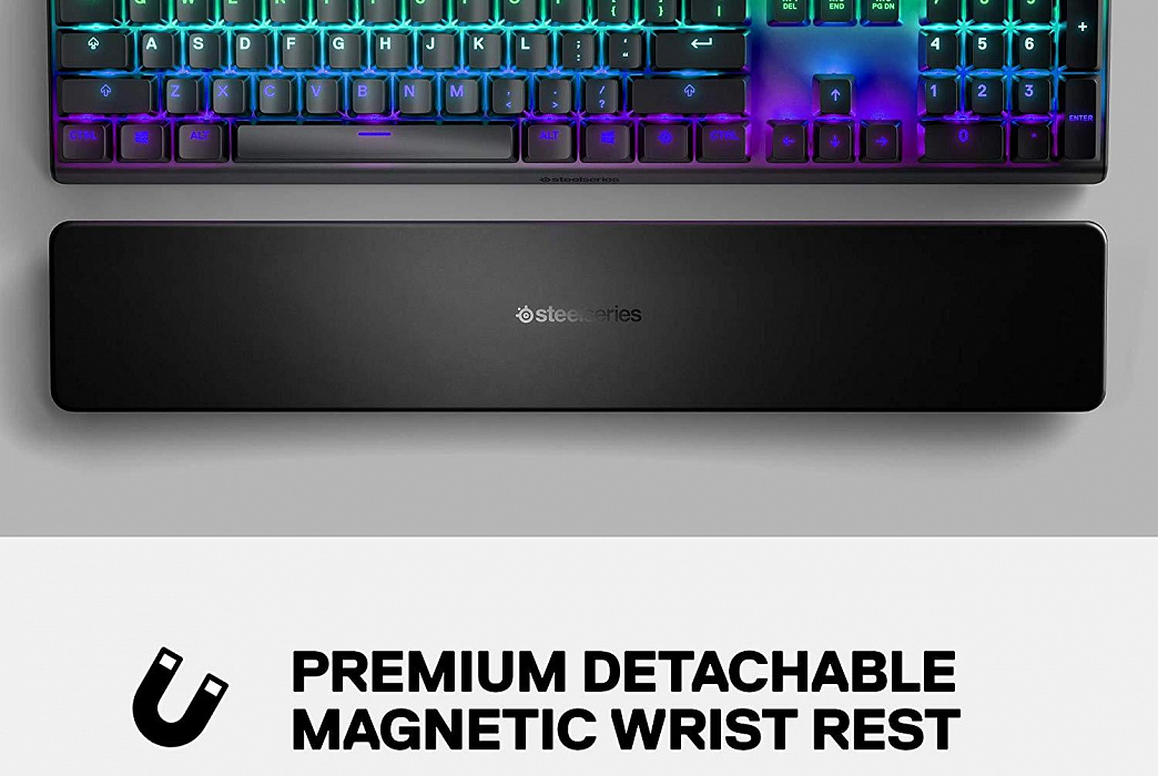 Игровая клавиатура SteelSeries Apex 7 Red Switch (Black) купить в интернет-магазине icover