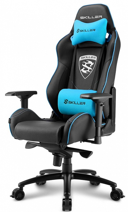 Игровое кресло Sharkoon Skiller SGS3 (Black/Blue) купить в интернет-магазине icover