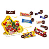 Сладкий подарок M&M's & Friends Санки Деда Мороза на Новый Год, набор конфет M&M's, Snickers, Twix, Milky Way, Mars с онлайн-игрой внутри (13 х 280 г.) купить в интернет-магазине icover