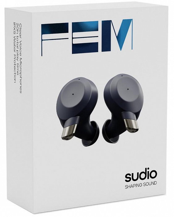 Беспроводные наушники Sudio Fem (Blue) купить в интернет-магазине icover