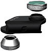 Объектив Olloclip 4-in-1 (OCEA-IPH6-FW2M-SB/B) для iPhone 6/6S/6 Plus/6S Plus (Black/Silver) купить в интернет-магазине icover