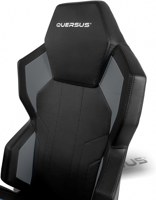 Игровое кресло Quersus Geos G702/XA (Black/Grey) купить в интернет-магазине icover