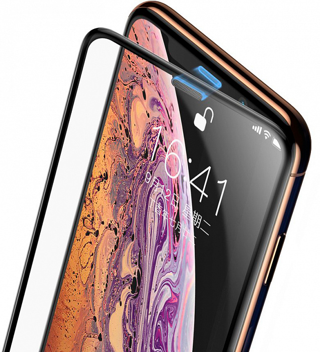 Защитное стекло Baseus Full-screen Curved Tempered (SGAPIPH61-WA01) для iPhone 11/XR (Black) купить в интернет-магазине icover
