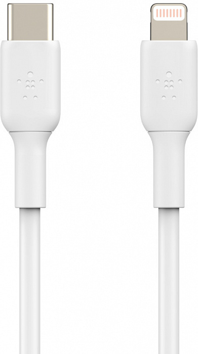 Кабель для iPod, iPhone, iPad Belkin Boost Charge USB-C/Lightning 1m CAA003bt1MWH (White) купить в интернет-магазине icover