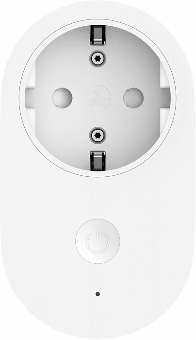 Розетка Xiaomi Mi Smart Plug (WIFI) ZNCZ05CM,16А, с защитной шторкой, с заземлением (GMR4015GL) купить в интернет-магазине icover